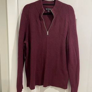 Quarter zip sweater